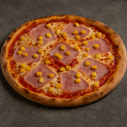 Pizza cu Sunca si porumb